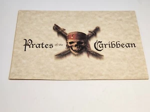 Piratas del Caribe La Maldición de la Perla Negra Envoltura Fiesta Invitación - Imagen 1 de 2