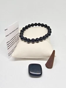 PULSERA TORMALINA MAS PIEDRA DE CUARZO PARA PROTECCION ALEJA ENERGIES NEGATIVI - Foto 1 di 3