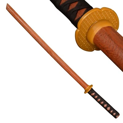 Hand-made 39" Japanese Samurai Training Sword Katana,LOG color style - Image 1 of 4