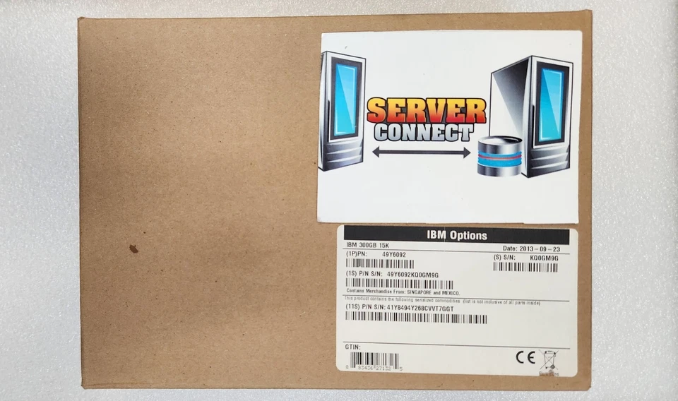 Brand New !! Lenovo 300GB 15K 6GBPS SAS 3.5 G2HS Hard Drive PN: 49Y6092 - Image 1 of 1