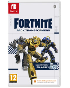 Fortnite Pack Transformers Nintendo SWITCH Neuf