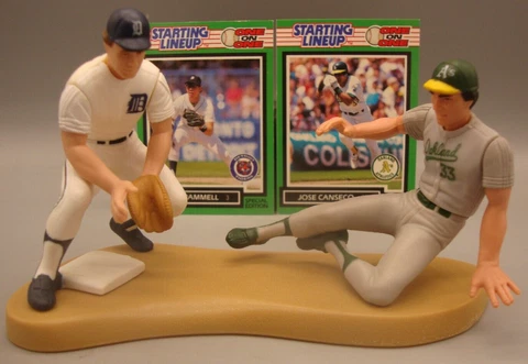 1989 LOOSE STARTING LINEUP FIGURE JOSE CANSECO ATHLETICS ALAN TRAMMELL TIGERS Cover