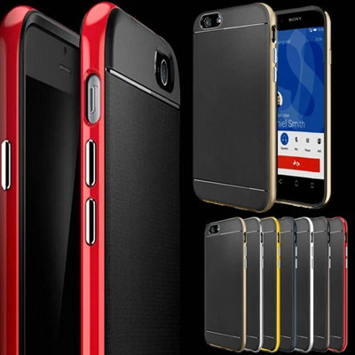 Funda protectora delgada blindada de doble capa a prueba de golpes para Sony Xperia Z3 Z5, M5, 4, XA Foto 1 de 4