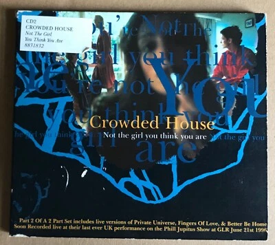 Crowded House - Not The Girl You Think You Are - UK Digipak CD Single Pt 2 1996 - Image 1 of 3