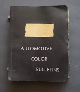 VINTAGE 1937-1948 NASON AUTOMOTIVE COLOR BULLETINS - Picture 1 of 13