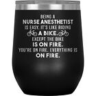 Krankenschwester Anästhesist Weinbecher Glas lustige Geschenke für Abschluss Anästhesie O-11K