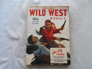 WILD WEST WEEKLY-JULY 12, 1941~WESTERN PULP~STREET & SMITH - Picture 1 of 4