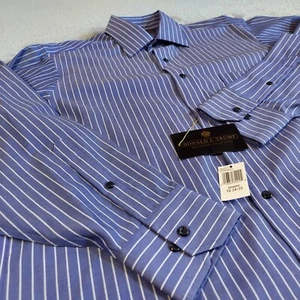 NWT Donald Trump Shirt Mens 16 XL Blue Button Down Dress Shirt President USA NEW - Picture 1 of 12