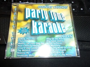 Party Tyme Karaoke: Country Legends CD + G Lyric Booklet Included - Foto 1 di 4