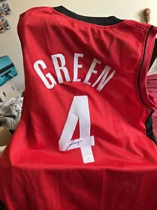 Jalen Green Autographed Jersey JSA CERT. w/COA NBA Houston Rockets #4 - Picture 1 of 3