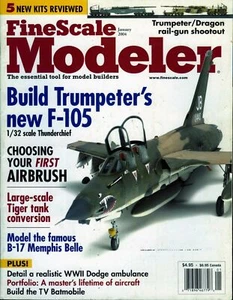 Feinmaßstab Modellbauer Magazin Januar 2004 Trompeter's F-105/B-17 Memphis Belle - Bild 1 von 2
