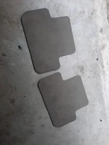 2009 2010 2011 2012 2013-2016 AUDI A4 S4 REAR LEFT / RIGHT FLOOR MATS tan - Picture 1 of 1
