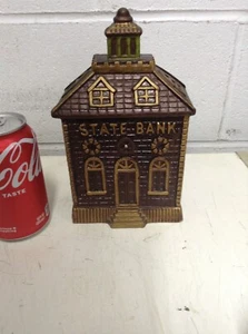 Chalkware State Bank made in Japan - 8.5" x 5 " excellent condition - Picture 1 of 5
