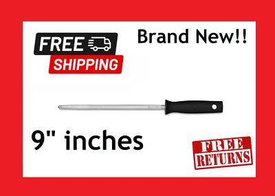 Wusthof 9" Honing Sharpening Steel Gourmet Kitchen Knife Sharpener 23 cm Rod NEW