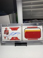 2017 National Treasures Kareem Hunt Signatures Rookie Auto Booklet #89/99 K250