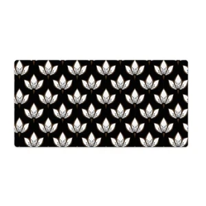 Easy Clean PC Desk Modern Table Mouse Pad Laptop Mat Elegant Lilies 90x45 - Picture 1 of 5