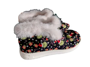 The Grinch Christmas Women's US 8.5, EUR 39, UK 6 Faux Fur Slipper Boots - Picture 1 of 3