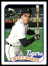 1989 Topps Matt Nokes Detroit Tigers #445