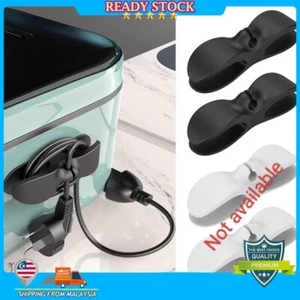 Cable Organizer Wire Winder Soft Silicone Usb Kitchen Appliances Home Organizer - Picture 1 of 6