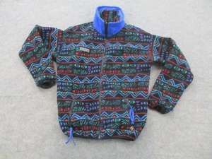 VINTAGE Columbia Jacket Girls Large Aztec Full Zip Fleece Hiking Made in USA - Picture 1 of 10