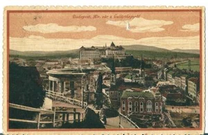 pss 08 1923 Ungheria - Magyarország -  BUDAPEST - Panorama - FP - VG - Foto 1 di 2