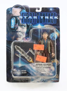 1996 Star Trek First Contact Zefram Cochrane Figure Playmates New Sealed - Imagen 1 de 6