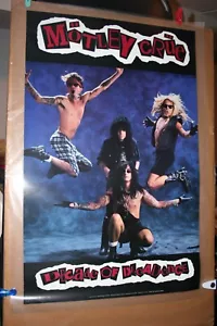 ¡Póster Motley Crue 1991 Década de la Decadencia Promoción Tamaño Completo Laminado! 22x34 - Imagen 1 de 6