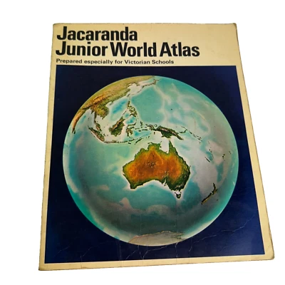 Jacaranda Junior World Atlas Prepared for Victorian Schools Paperback 1976 - Image 1 of 4