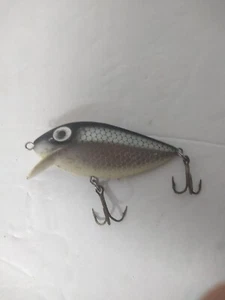 Storm Thin Fin 2 1/4" Silver Shad Silver Scale Silver Eyes Vintage - Picture 1 of 5