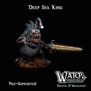 The Deep Sea King/Dungeons and Dragons/Wargaming/RPG/Warp Miniatures - Bild 1 von 1