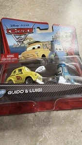 DISNEY PIXAR CARS 2 RACE TEAM GUIDO & LUIGI 1st RELEASE 10/11 - Picture 1 of 3