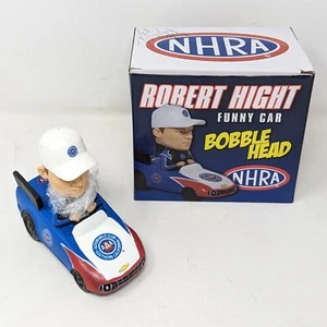 Robert Hight Bobblehead NHRA Funny Car Drag Racing SGA Signed Box - Picture 1 of 14