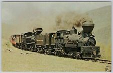 Locomotive Postcard, Steam Train Puffing Billy, Dandenong Ranges, Australia