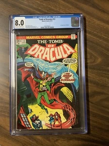 Tomb of Dracula #12 CGC Graded 8.0 (OW/W Pages 2nd App. Blade Marvel Comics 1973 - Picture 1 of 11