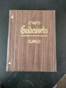 1971 GUIDEWORDS: AN ANTHOLOGY OF INSPIRATION AND HUMOR MIRIAM C HUNTER VERY GOD - Imagen 1 de 9