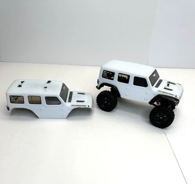 Axial SCX24 Jeep Wrangler 4x4 escala 1/24 Mini Rock Crawler blanco Foto 1 de 4