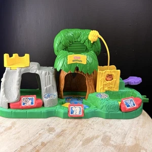 Vintage Fisher-Price Little People Zoo Tiergeräusche Dschungel Spielset 2001 - Bild 1 von 12
