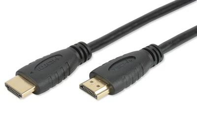 HDMI Kabel 2.0 High Speed mit Ethernet schwarz 0,5m Techly ICOC-HDMI2-4-005 - Bild 1 von 2