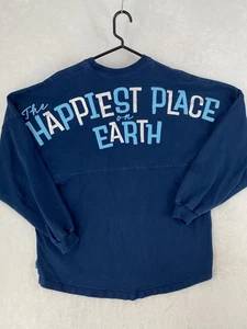 Maglia Disney Spirit maglia adulto grande posto più felice sulla terra puff glitter blu - Foto 1 di 13