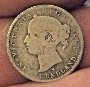 1876 Newfoundland 10 Cent - Picture 1 of 2