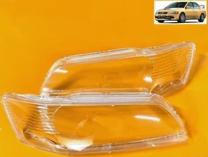Front Headlights Lamp Lens for Mitsubishi Lancer Evolution Evo 7 VII CT9A - Picture 1 of 3