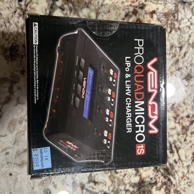 Venom Racing 0696 Pro Quad Micro 1A Battery Balance Charger  New - Image 1 of 2