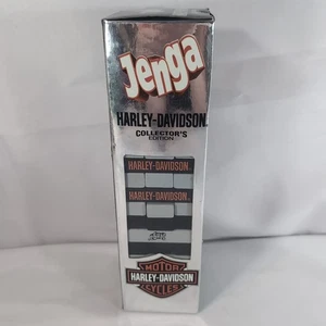 Harley Davidson Jenga Collector's Edition Motorcycle Game 2008 USAopoly  w/ DICE - Picture 1 of 9