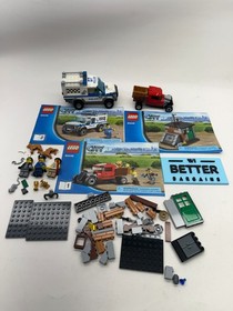 Lego City Police Dog Unit 60048 Complete W/Mini-figures & Instruction Books