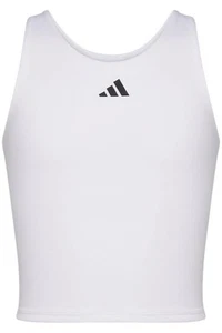 Adidas Kid's Girl Moisture-wicking Compression Tank White - Picture 1 of 1