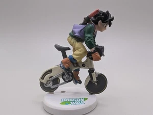 Rare Son Goku Riding Bicycle Bike Cycle Mecha Dragon Ball Figure - Picture 1 of 6