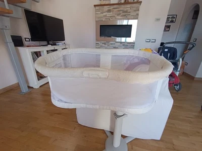 Culla girevole a 360° marca halo,materasso impermeabile e supporto regolabile, - Immagine 1 di 4