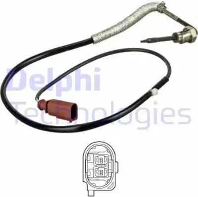 Sensor de temperatura de gases de escape TS30152 DELPHI para AUDI A4 B7 - Imagen 1 de 4