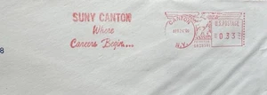 US University Meter Cover(35) +2000 SUNY Canton +Where Career Begins Ad +Neat - Picture 1 of 3