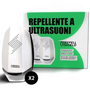 Repellente Ultrasuoni per Topi Da Esterno E Interno X2- Repellente per Animali I - Foto 1 di 8